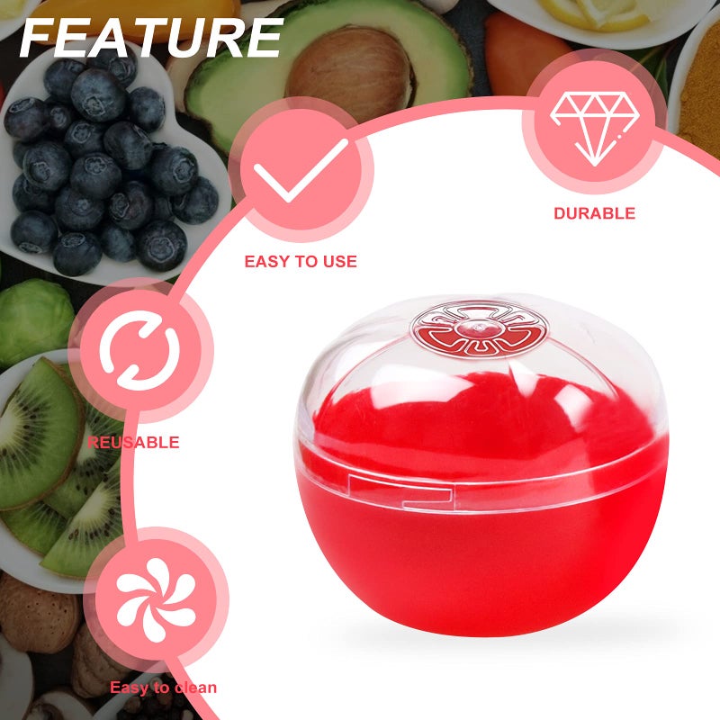 AYCCNH Fruit and Vegetable Storage Containers for Fridge 4 Piece Set, Onion, Lemon, Tomato and Avocado Saver/Holder/Keeper - Image 2